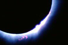 solar eclipse - revealing and concealing