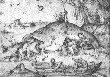 Pieter Bruegel's 'Big Fishes Eat Little Fishes' (1556)