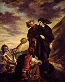 Eugene Delacroix's 'Hamlet and Horatio in the Graveyard' (1839)