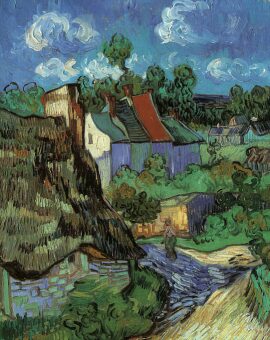 Vincent VanGogh's 'Houses at Auvers' (1890)