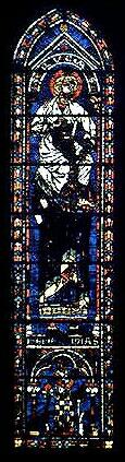 stained glass from Amiens cathedral