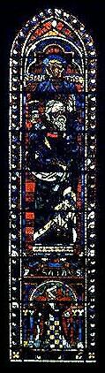 stained glass Amiens cathedral