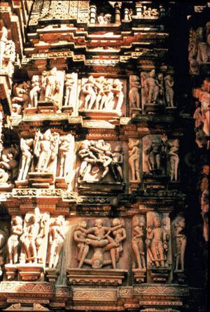 'Celestial Deities' at Khajuraho India (ca. 1000 AD)