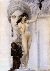 Gustav Klimt's 'Allegory of Sculpture' (1889)