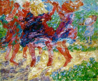 Emil Nolde's 'Wildly Dancing Children' (1909)