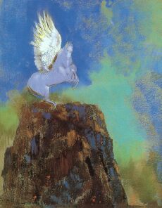 Odilon Redon's 'Pegasus' (1900)