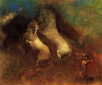 Odilon Redon's 'Chariot of Apollo' (1910)