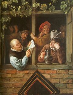 Steen's 'Rhetoricians at a Window'
