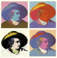 Andy Warhol takes a crack at Goethe and his Color Theory (1982)