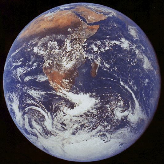 Earth photo taken by Apollo 17 mission