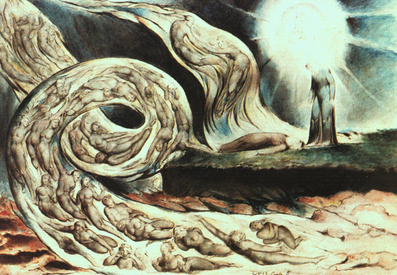 William Blake's 'Whirlwind of Lovers' (1827)