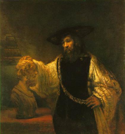 Rembrandt's 'Aristotle Contemplating the Bust of Homer' (1653)