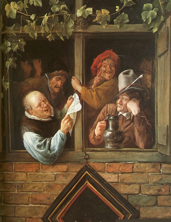 Steen's 'Rhetoricians at a Window