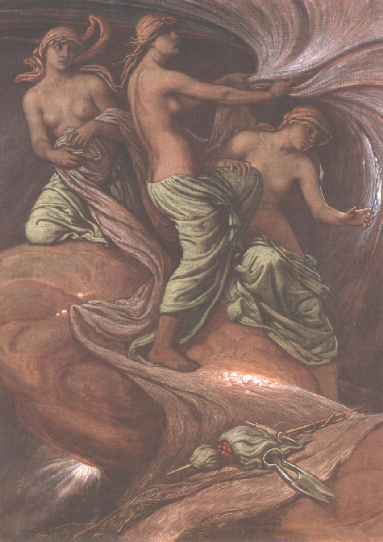 Elihu Vedder's 'The Fates Gathering in the Stars' (1887)
